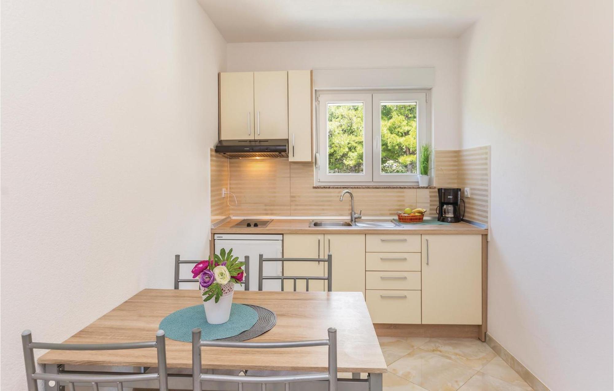 Awesome Apartment In Krvavica With Kitchen Extérieur photo